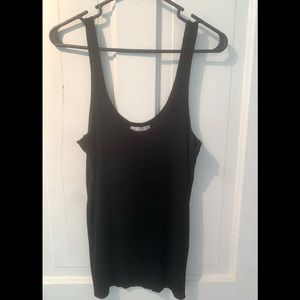 Zara Slouchy Ribbed Tank